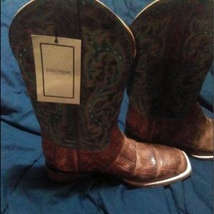 Brand New Never Worn Lucchese Men's Malcolm Alligator Exotic Boots